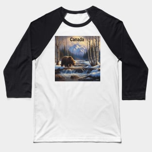 Canada Grizzly . Baseball T-Shirt